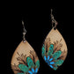 Wooden Boho Flower Earrings - the Boujee Sunflower