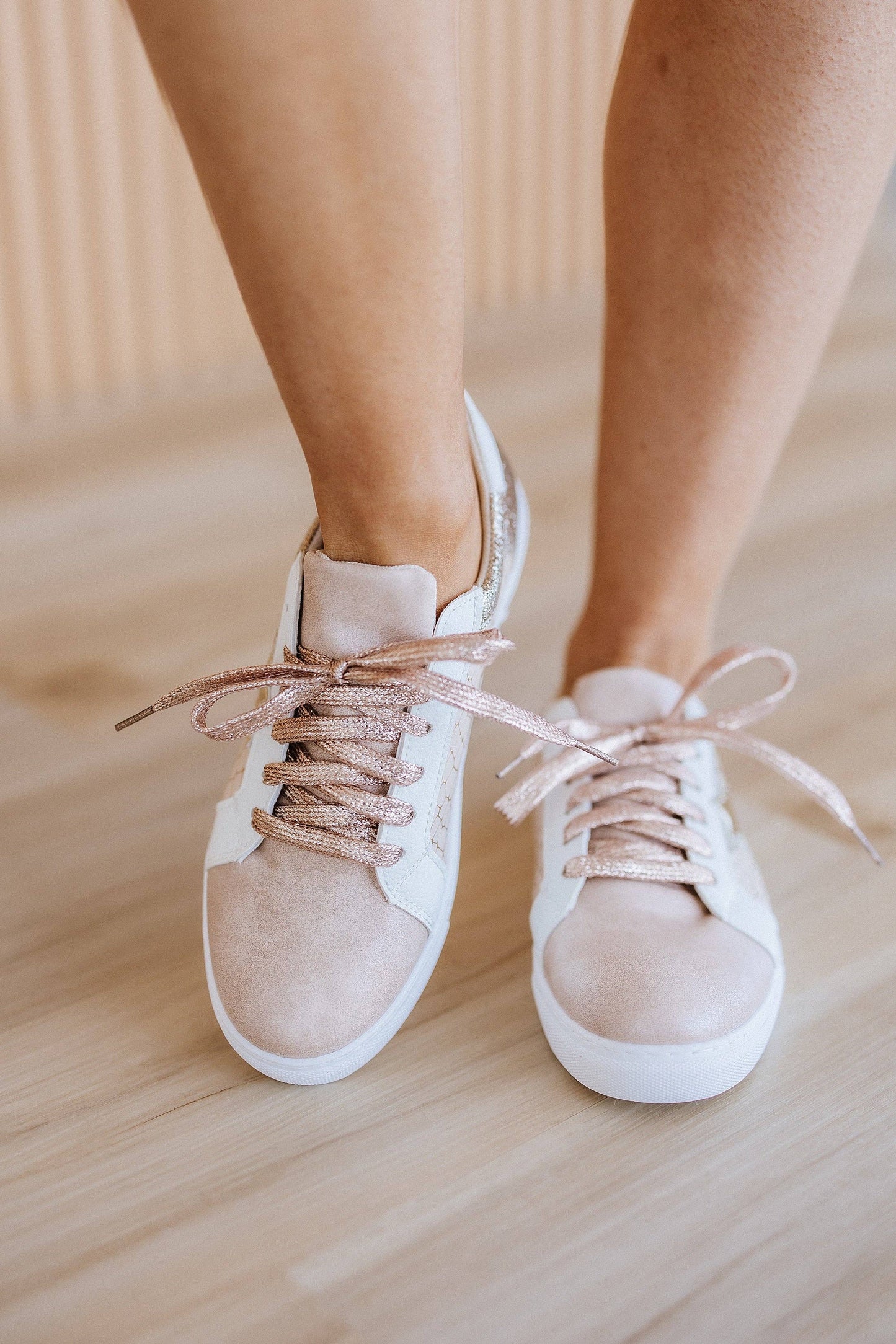 Glitter Star Patchwork Sneakers - the Boujee Sunflower