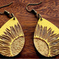 Sunflower Teardrop Earrings - the Boujee Sunflower