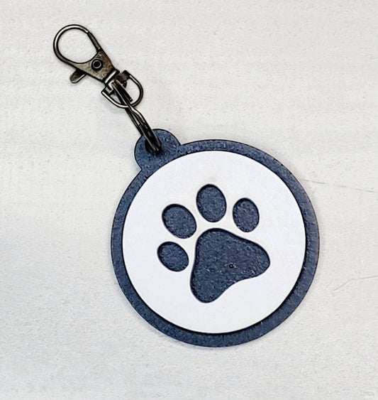 Dog Paw Keychain by The Country Roost - the Boujee Sunflower