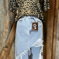 Insane Gene USA brand. Distressed denim cutout maxi skirt. S, M, L $27