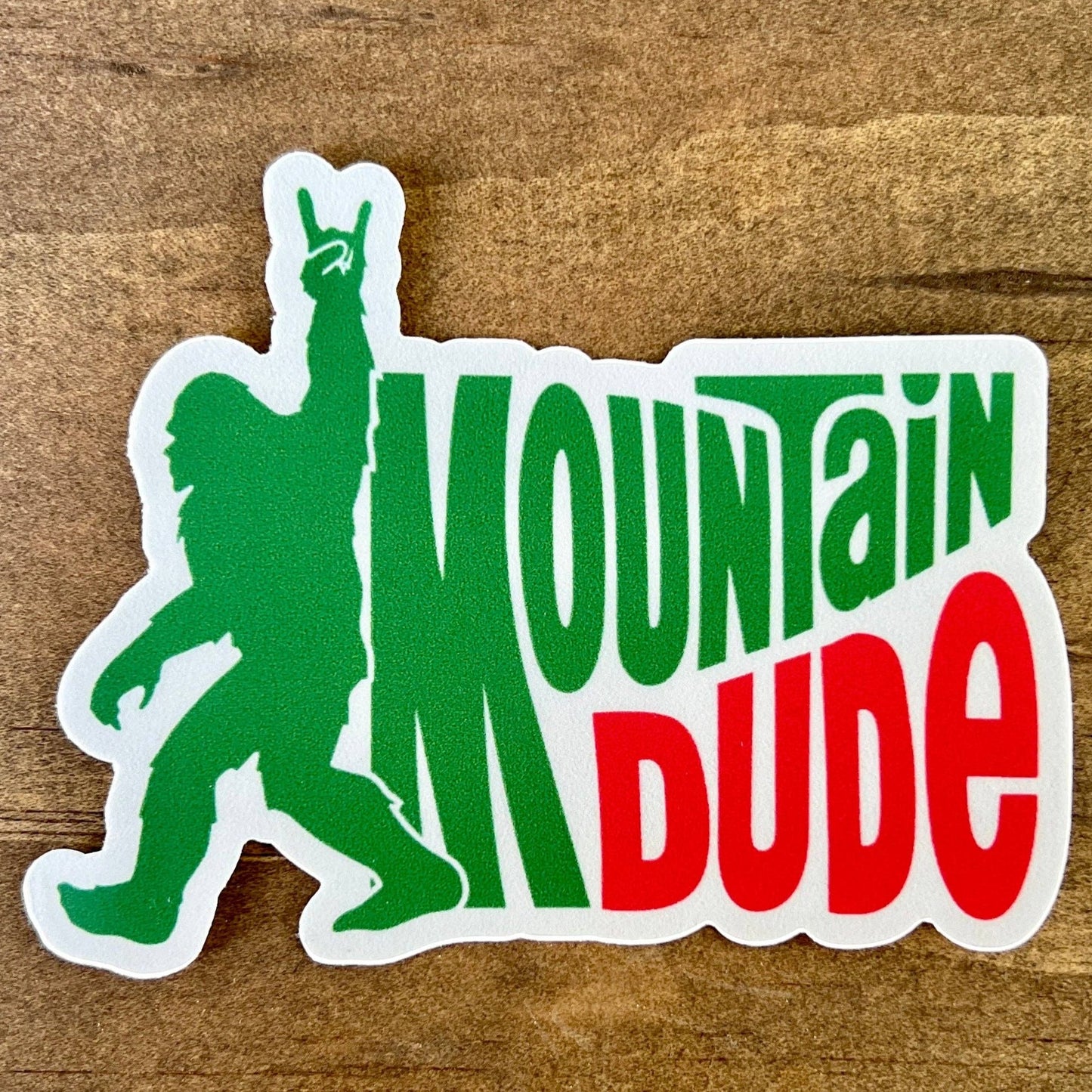 Mountain Dude Bigfoot Sticker - the Boujee Sunflower