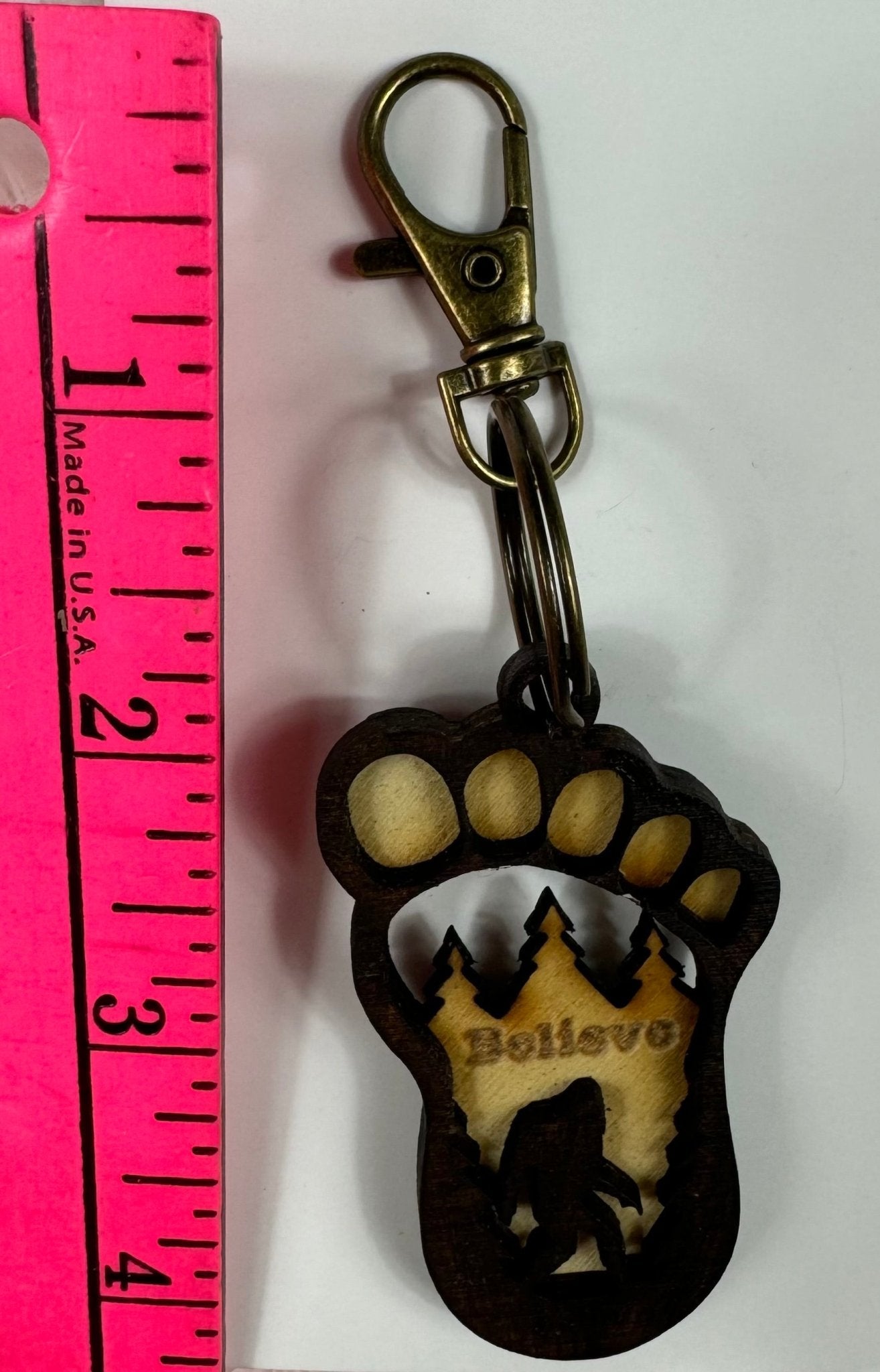 Big Foot Keychain by The Country Roost - the Boujee Sunflower