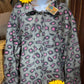 Vanilla Monkey brand. Grey with pink leopard button down loose fitting shacket in soft brushed material. S, M, L, XL. $35