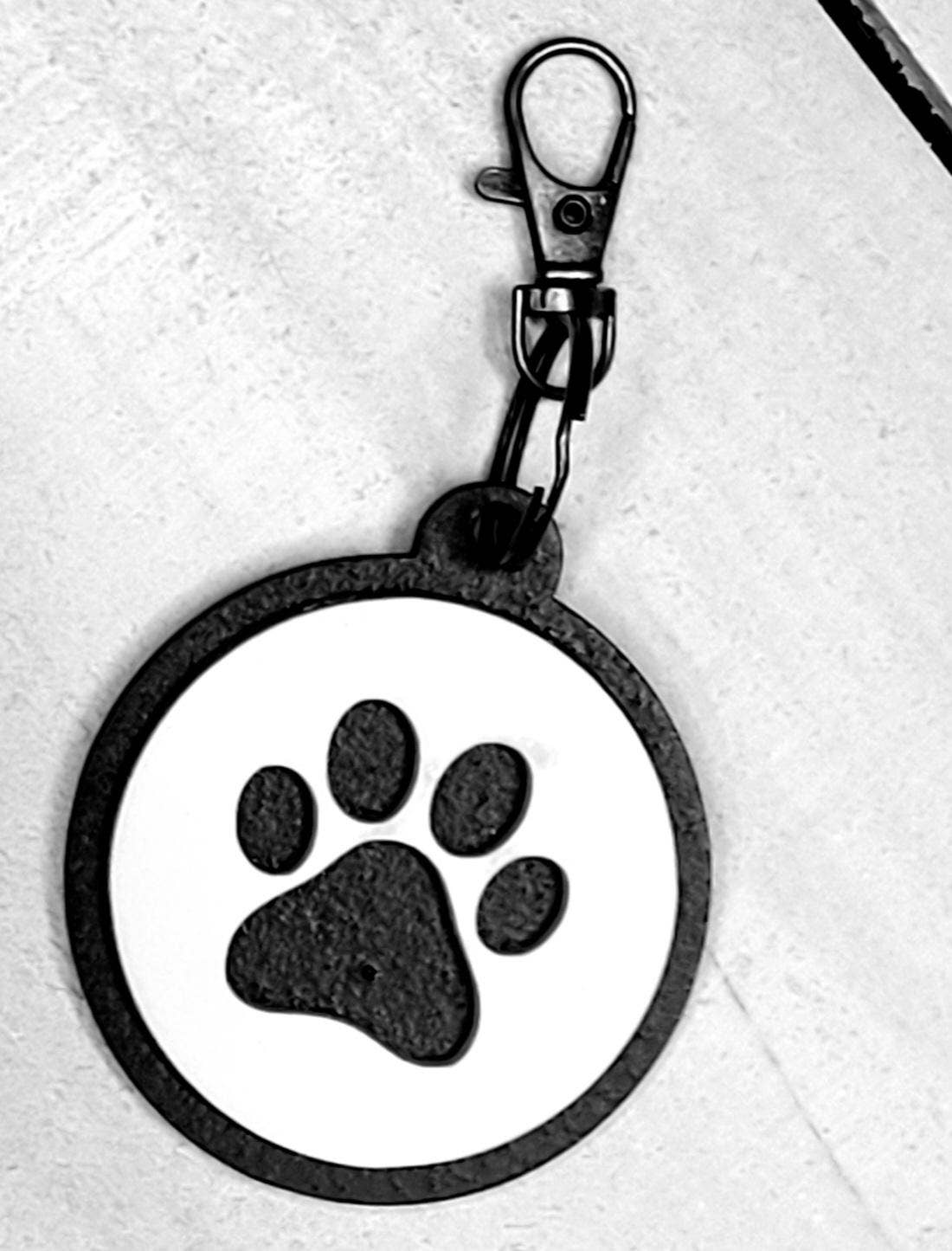 Dog Paw Keychain by The Country Roost - the Boujee Sunflower