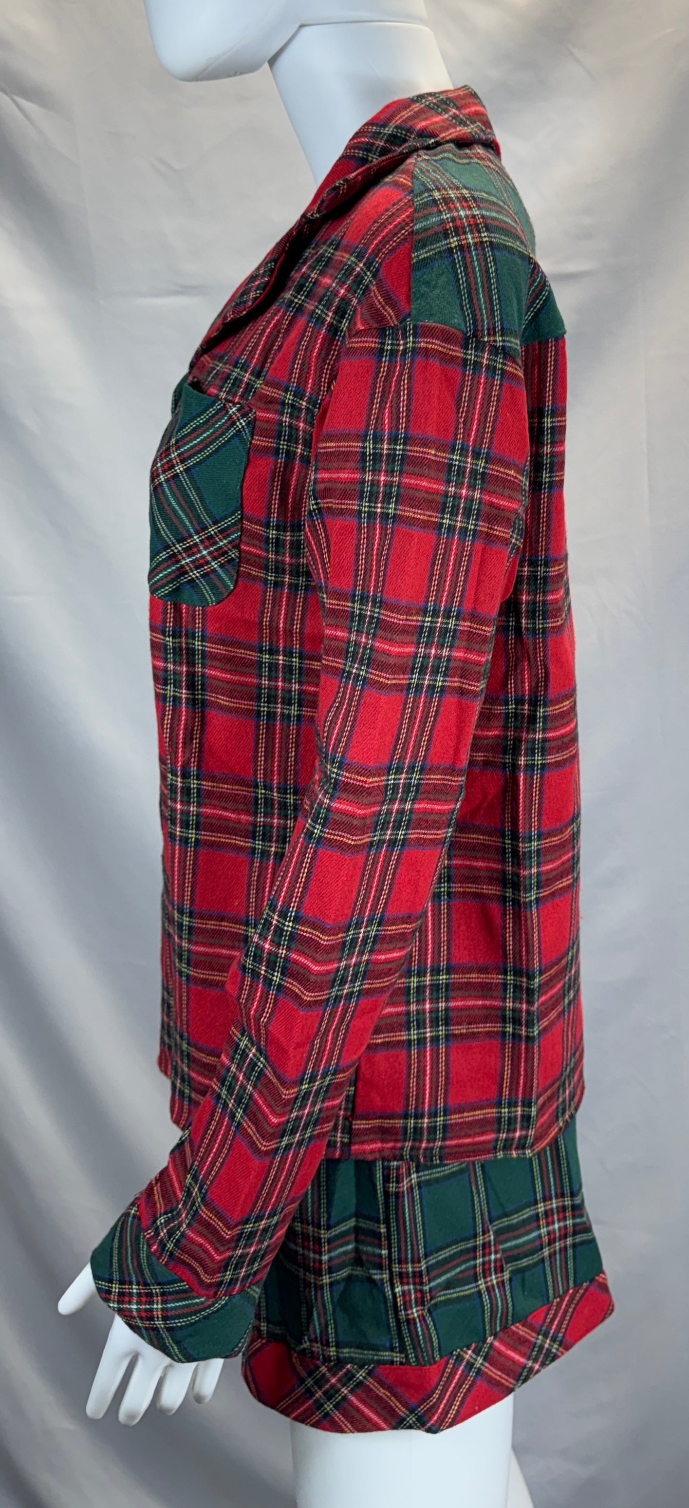 Plaid Christmas Pajamas Set