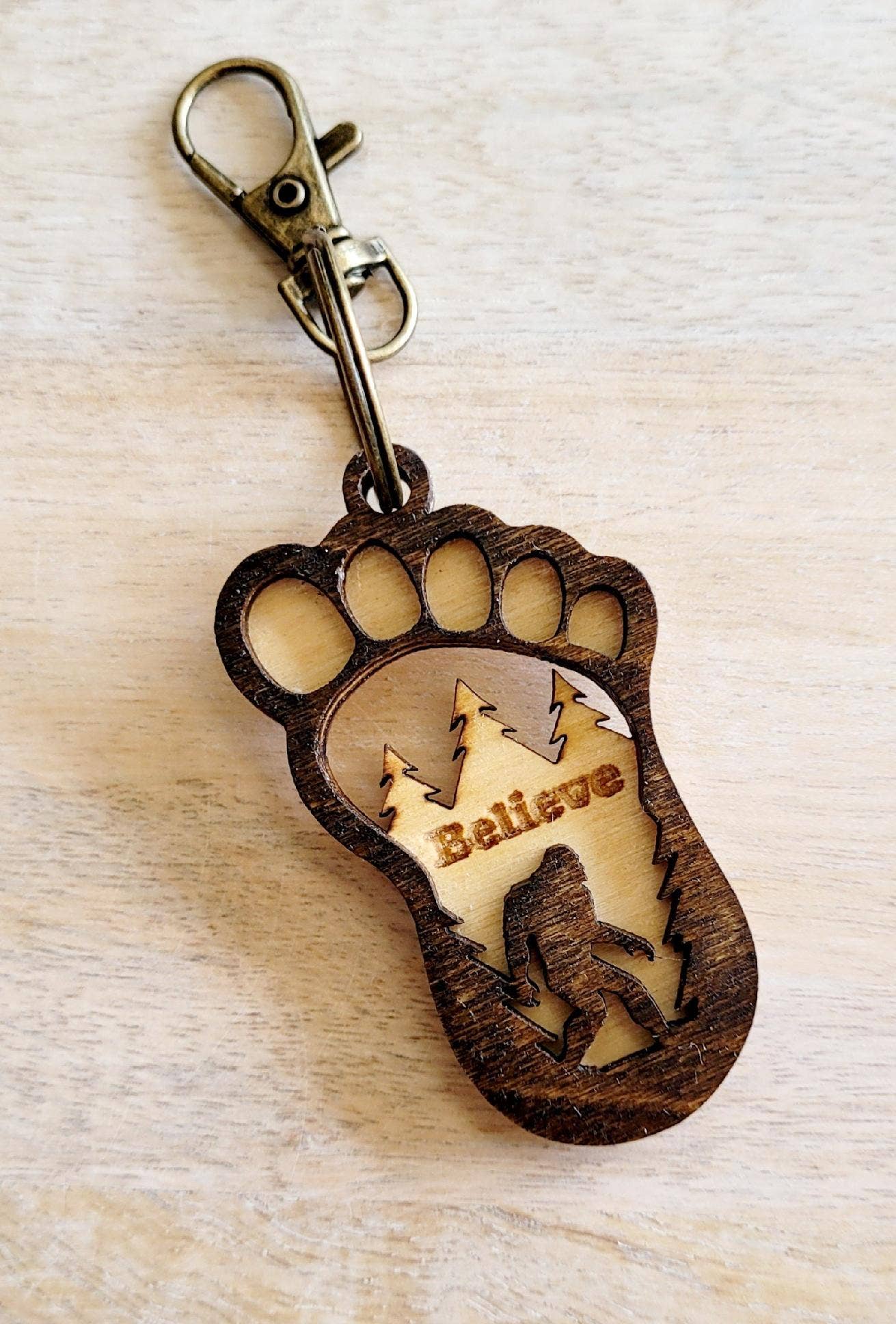 Big Foot Keychain by The Country Roost - the Boujee Sunflower