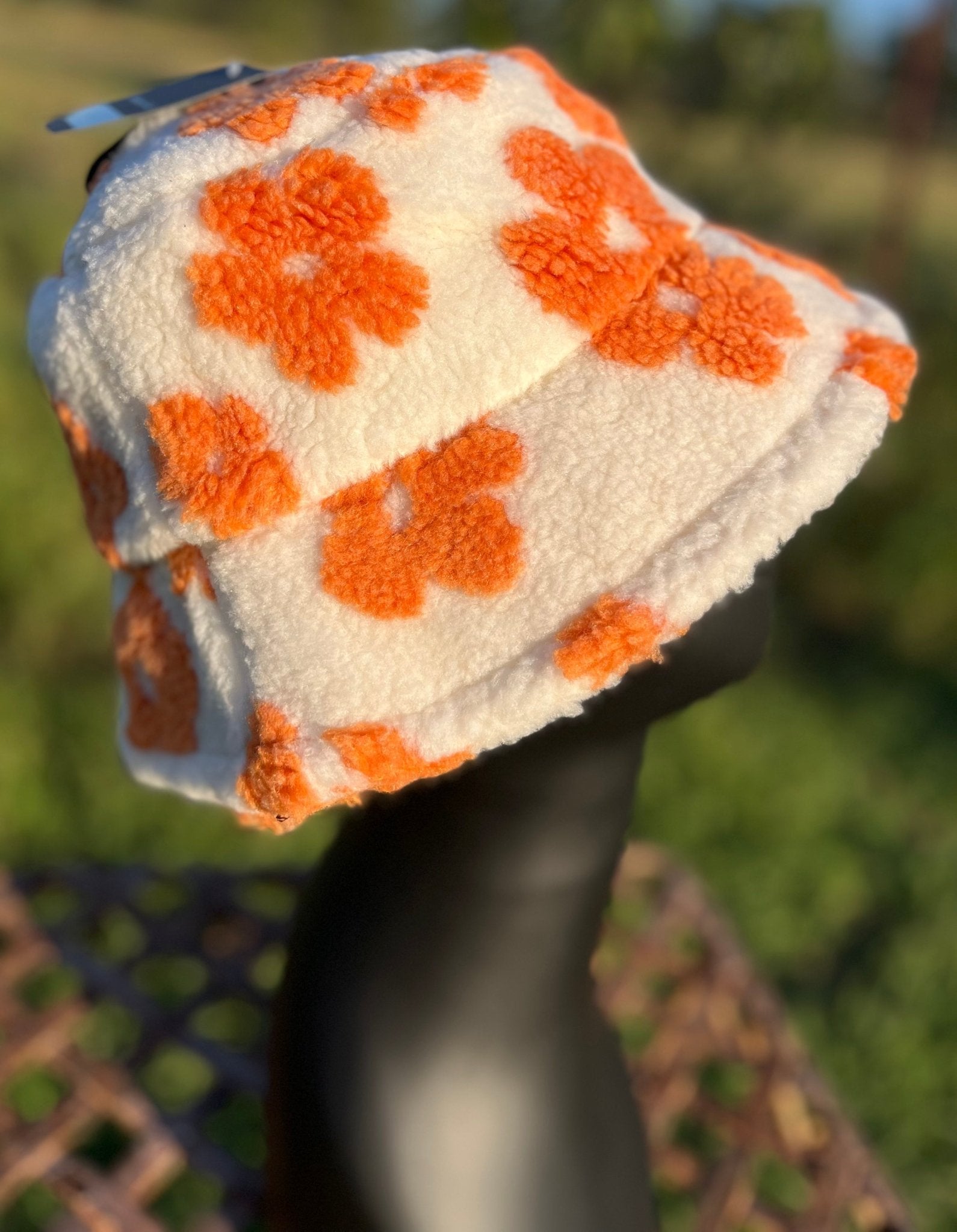 Winter Flower Sherpa Bucket Hat - the Boujee Sunflower