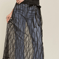 SHEER LAYERED MESH SKIRT