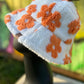 Winter Flower Sherpa Bucket Hat - the Boujee Sunflower