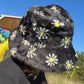 Floral Faux Fur Bucket Hat - the Boujee Sunflower