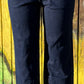 Wisteria Lane brand. Straight leg, boyfriend fit, wide cuffed jeans in dark denim. S, M, L $60