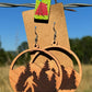 Bigfoot Wooden Earrings - the Boujee Sunflower