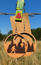 Bigfoot Wooden Earrings - the Boujee Sunflower