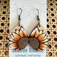 Sunflower Water Color Earrings - the Boujee Sunflower