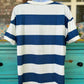 Blue and White Striped Tee - the Boujee Sunflower