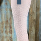 Mono B brand. Blush colored tummy control leggings with foil print leopard. Moisture-wicking and four-way stretch.