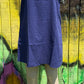 Origin Hey brand. This navy casual loose fit dress is unlined and relaxed fit. S, M, L, XL. $22