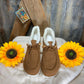 Fluffy Flat Slip On Shoes - the Boujee Sunflower