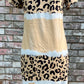 Cream Leopard T-shirt Dress - the Boujee Sunflower