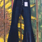 KanCan brand. These stretchy super flare jeans feature a wide hem height, hidden waist band with exposed button fly.   $32