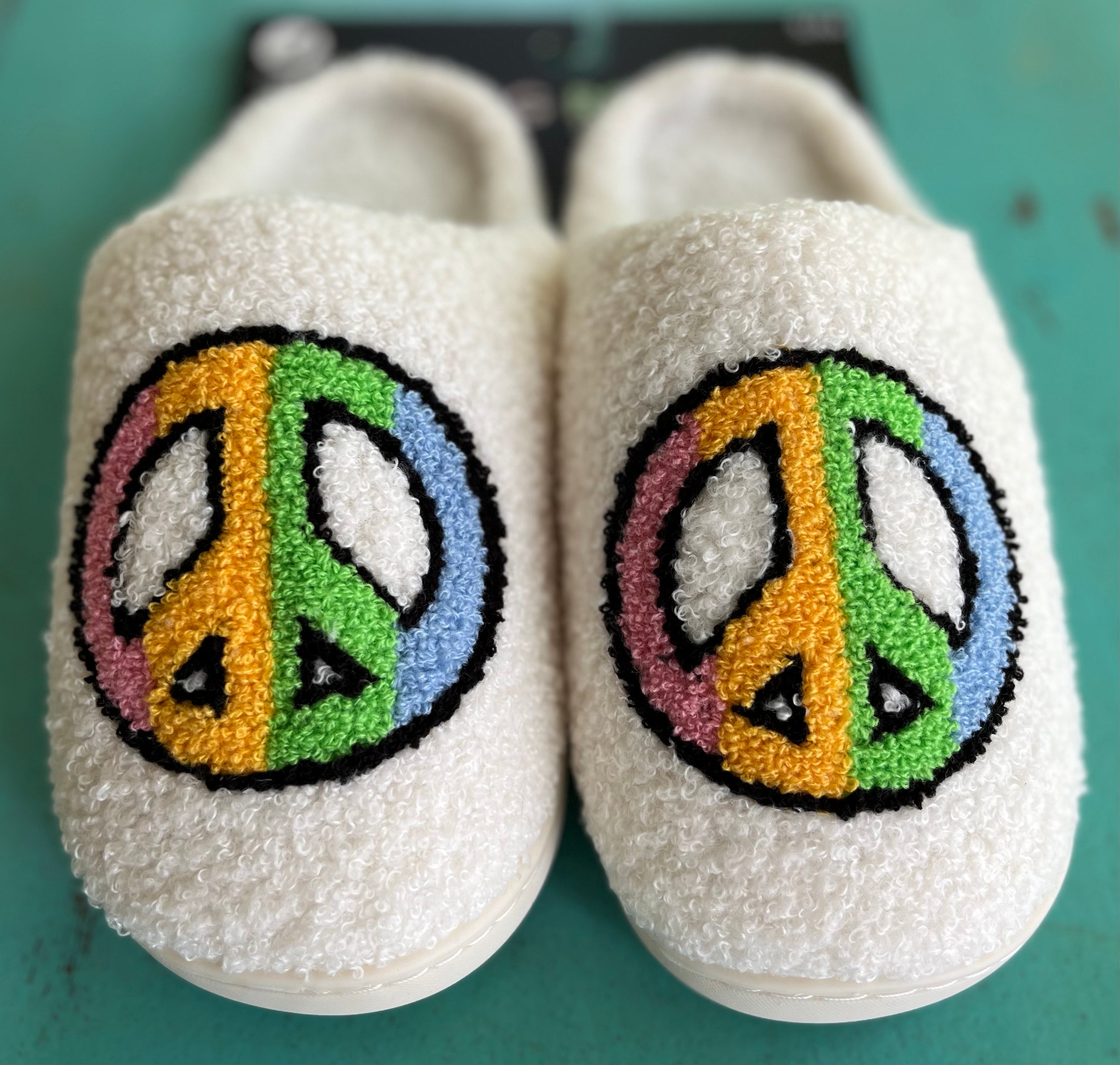 Peace Slippers - the Boujee Sunflower